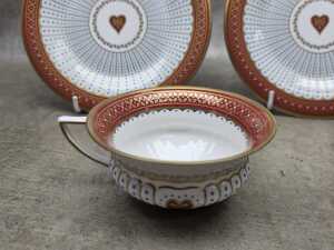 Wedgwood 'Queen of Hearts' porcelain tea setting for one - 5