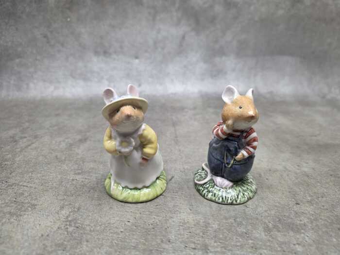 Two Royal Doulton Brambly Hedge porcelain figures
