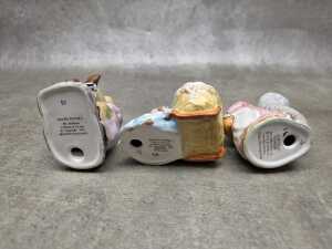 Five Beswick Beatrix Potter porcelain figures and a Wedgwood Jasperware pin dish - 4
