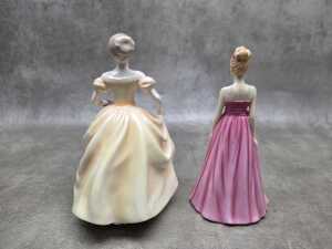 Royal Doulton and Coalport lady figures - 2