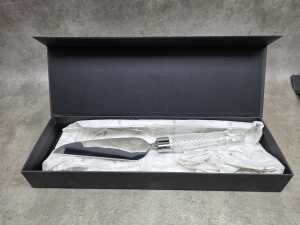 Two Waterford 'Wedding' cake knife and server - 4