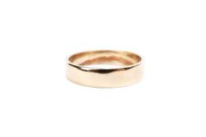 A wedding band in 9 carat yellow gold - 2