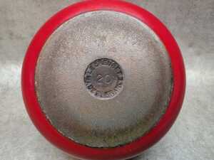 Le Creuset enamel cast iron cerise caquelon (Fondue saucepan) - 3