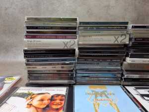 CDs, mostly '90s and '00s music, including Red Hot Chili Peppers, Radiohead, Stone Roses - 2