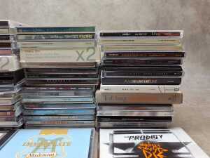 CDs, mostly '90s and '00s music, including Red Hot Chili Peppers, Radiohead, Stone Roses - 3