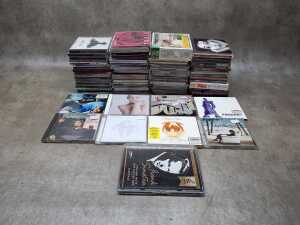 CDs, including World, Pop, Classical, Soundtracks