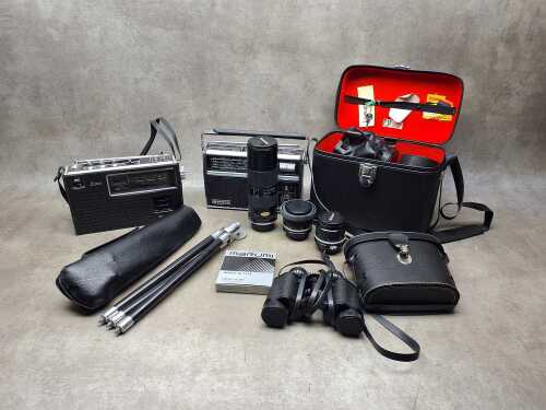 Camera accessories including Nikon