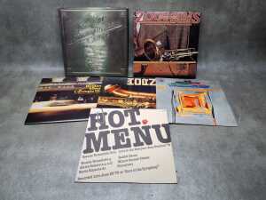 Six Jazz vinyl records, including Yosuke Yamashita Trio