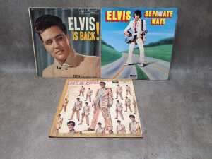 Ten Elvis Presley vinyl records, together with a Fats Domino LP - 2