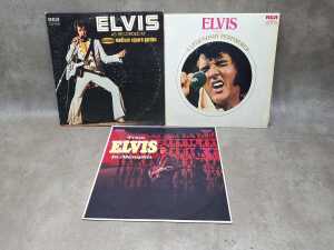 Ten Elvis Presley vinyl records, together with a Fats Domino LP - 3