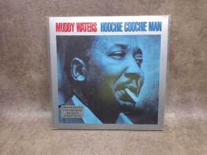 Three vinyl records, including Muddy Waters "Hoochie Coochie Man" - 2
