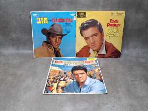 Eight Elvis Presley soundtrack vinyl records, including Girl Happy - 4