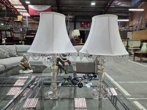 Pair of modern table lamps