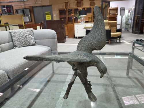 Brass eagle figure