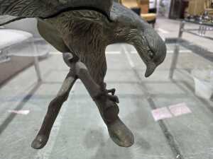 Brass eagle figure - 2