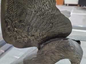 Brass eagle figure - 5