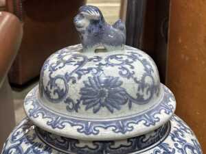 Chinese blue and white porcelain ginger jar - 3