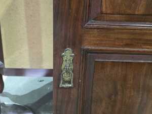 Mahogany bedside cabinet - 3
