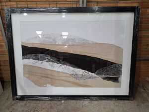 Artist unknown, Sidelines III. Framed print on paper