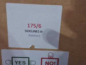 Artist unknown, Sidelines III. Framed print on paper - 4