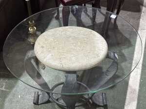 Mid-century brutalist coffee table - 2