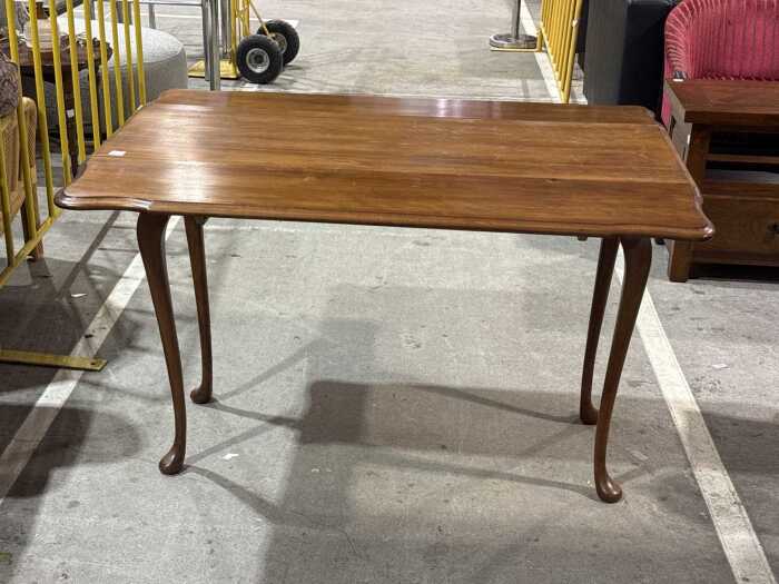 Timber drop-side dining table