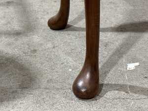 Timber drop-side dining table - 4