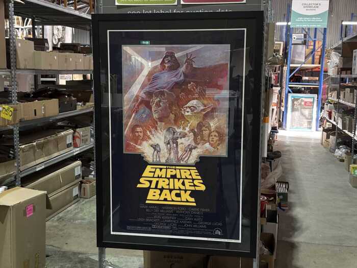 Framed Empire Strikes Back movie poster
