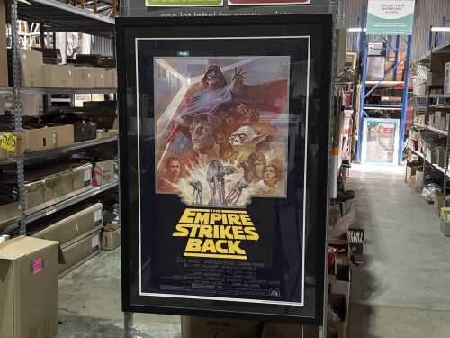 Framed Empire Strikes Back movie poster
