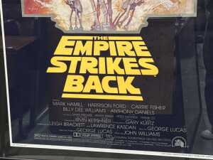 Framed Empire Strikes Back movie poster - 3