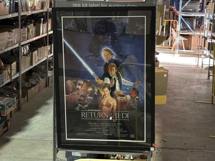 Framed Star Wars: Return of the Jedi movie poster
