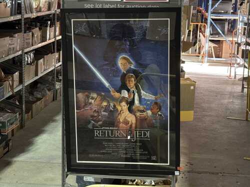 Framed Star Wars: Return of the Jedi movie poster