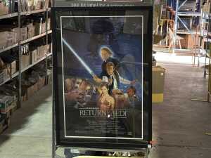 Framed Star Wars: Return of the Jedi movie poster