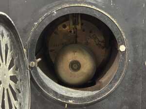 Antique French slate mantel clock - 3