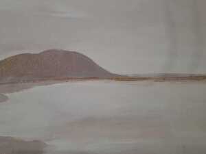 June Erica Vess, Coastal Contour 1. Framed print on canvas. - 2