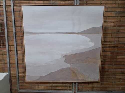June Erica Vess, Coastal Contour 2. Framed print on canvas