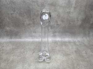 Custom-made Dartington crystal phallus