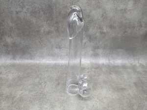 Custom-made Dartington crystal phallus - 2