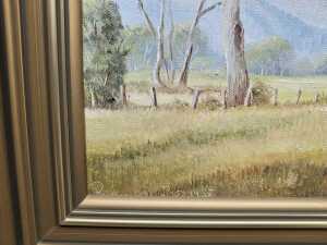 Rosemarie Bes, Lilydale Healesville, 1979, and Near Powelltown, 1985 (2). Two oil paintings on board - 5