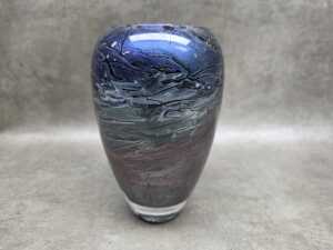 Hansa Australian studio art glass vase - 2