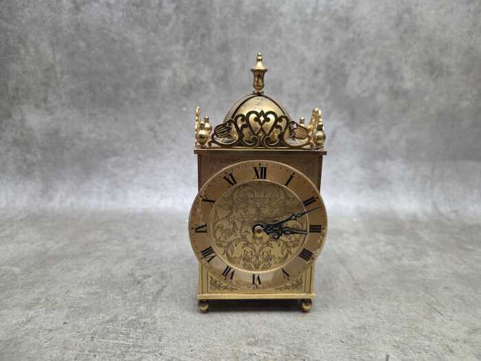 Junghans brass table clock