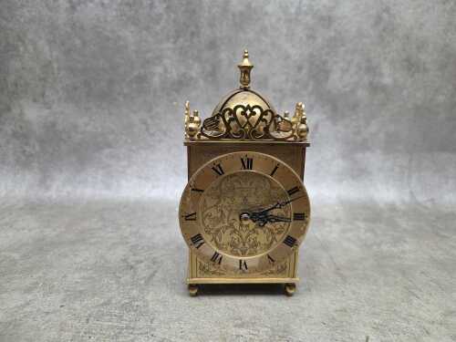 Junghans brass table clock