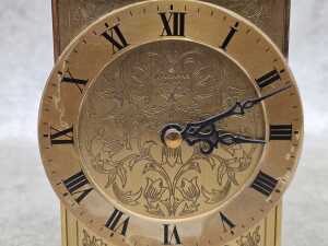 Junghans brass table clock - 2