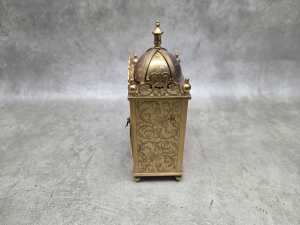Junghans brass table clock - 3