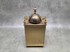 Junghans brass table clock - 4