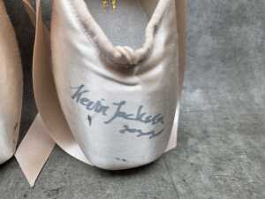 Kevin Jackson signed ballet pointe shoes - 2