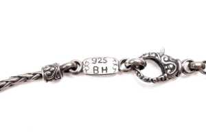 An Effy brand Balissima diamond pendant and necklace in sterling silver - 6