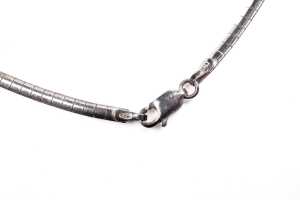 Two collier necklaces in sterling silver - 5