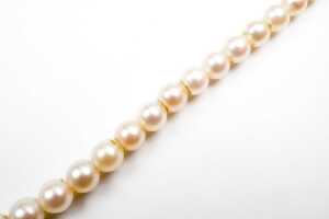 A strand of graduated white cultured pearls to a German 835 silver marcasite clasp. - 3