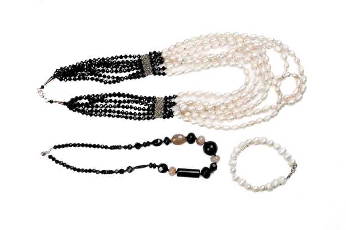 A collection of gemstone jewellery
